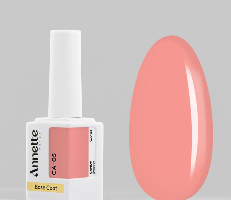Resigilat Rubber Base Annette Nails Candy Sweety CA-05 15 ml