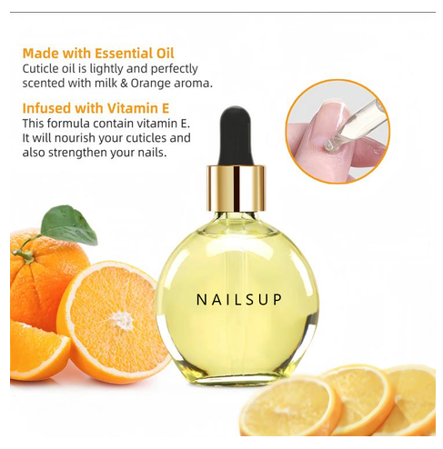 Resigilat Ulei de cuticule Nailsup Orange 75ml
