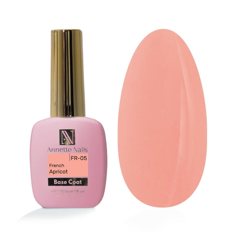 Resigilat Rubber Base Annette Nails French Apricot FR-05