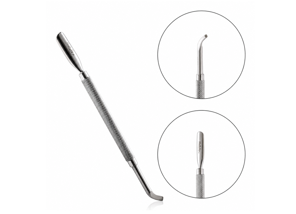 Resigilat Instrument Profesional NAILSUP MC707 cu Două Capete din Inox, 14 cm pentru Manichiură și Pedichiură