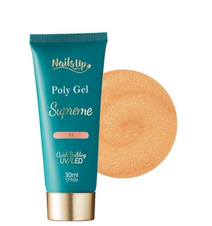 Resigilat Polygel NAILSUP SUPREME Glitter 11 30g