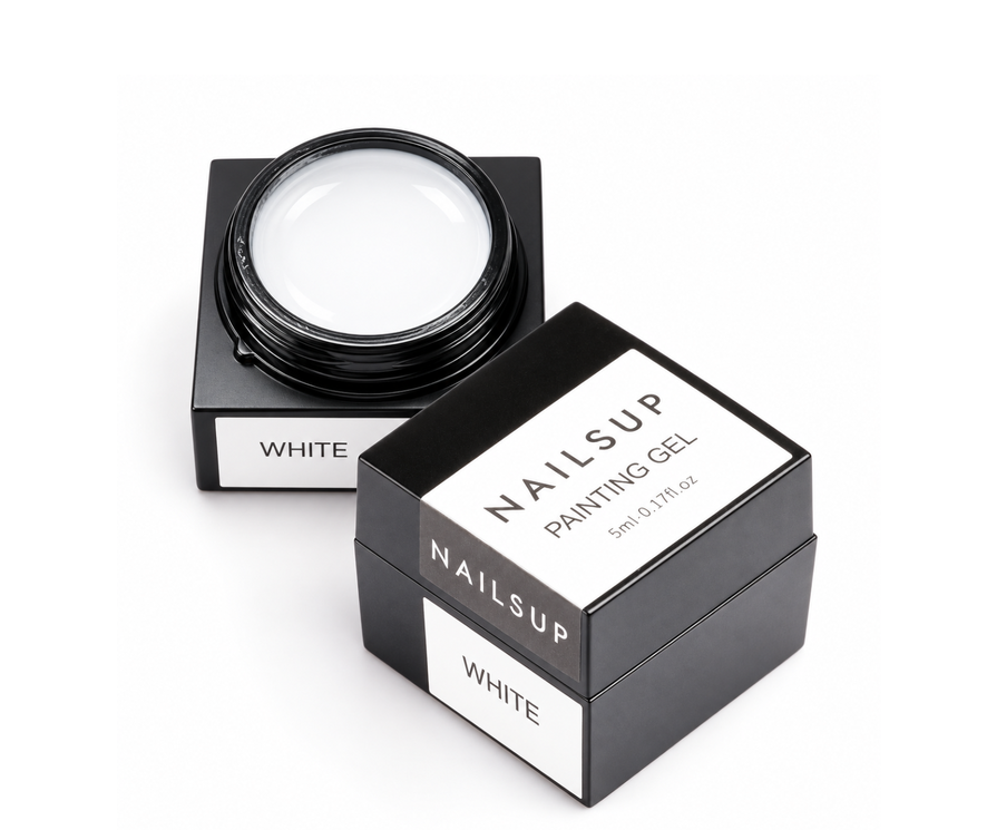 Resigilat Gel NAILSUP de pictura Super White 5g