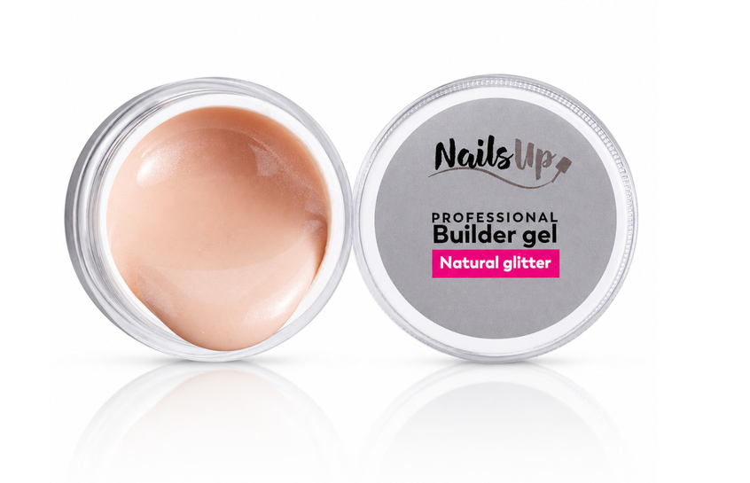 Resigilat Gel UV Constructie NAILSUP Natural Glitter 50g
