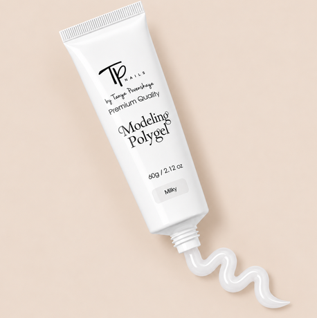 Resigilat Modeling Polygel TpNails Milky 60g