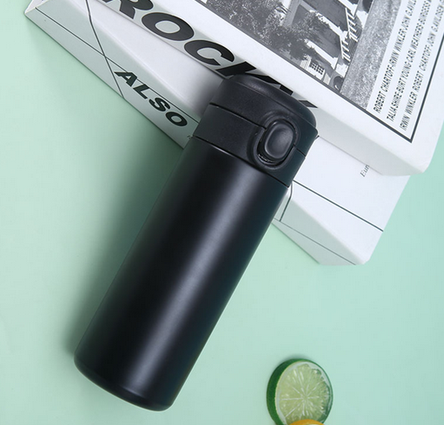 Resigilat Termos Universal, Otel Inoxidabil, Negru, 350 ml,MIX14995