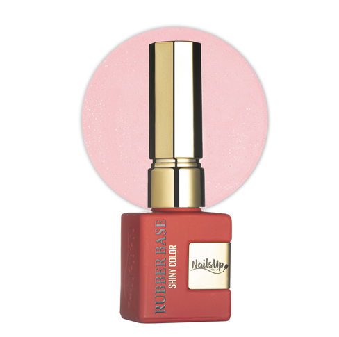 Resigilat Rubber base NAILSUP Shiny Color  S02  8ml