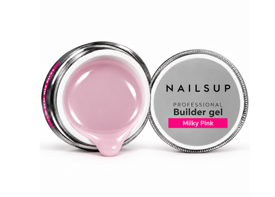 Resigilat Gel UV Constructie NAILSUP Milky Pink 50g