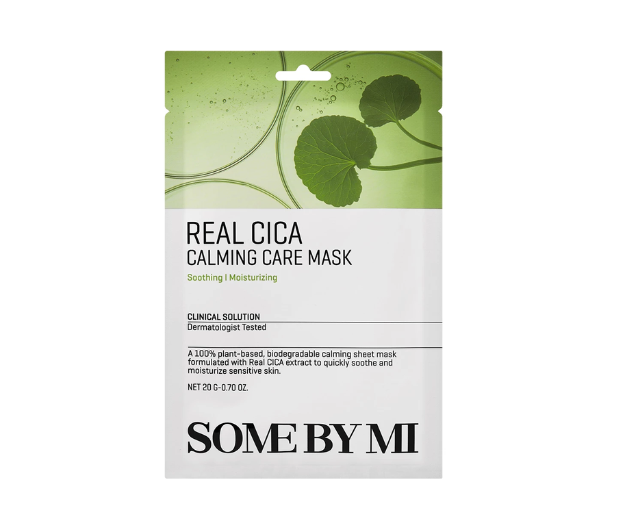 Some By Mi Masca de fata tip servetel Real Cica Calming Care Mask, 20g