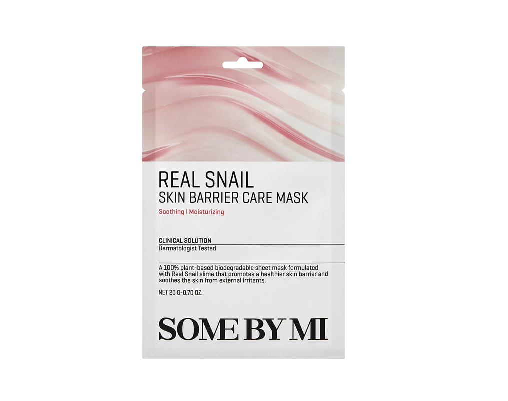 Some By Mi Masca de fata Real Snail Skin Barrier Care Mask, 20g