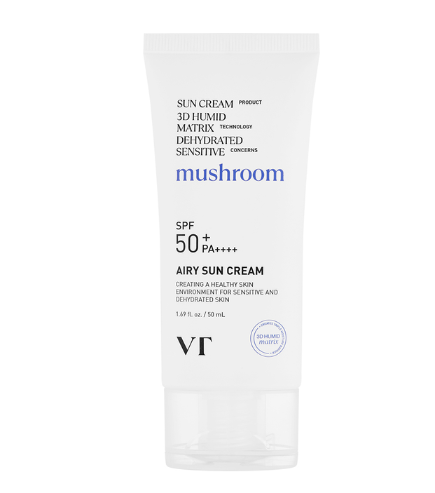 VT Cosmetics Mushroom Airy Sun Cream crema protectoare pentru fata cu efect de hidratare