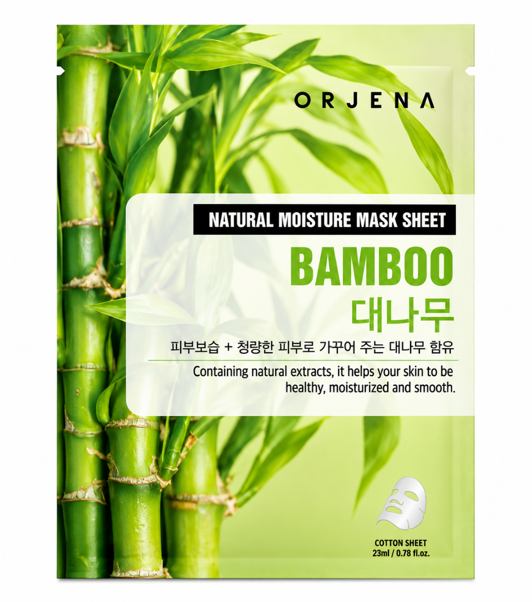 Orjena Masca tip servetel Natural Moisture Mask - Bamboo, 23 ml
