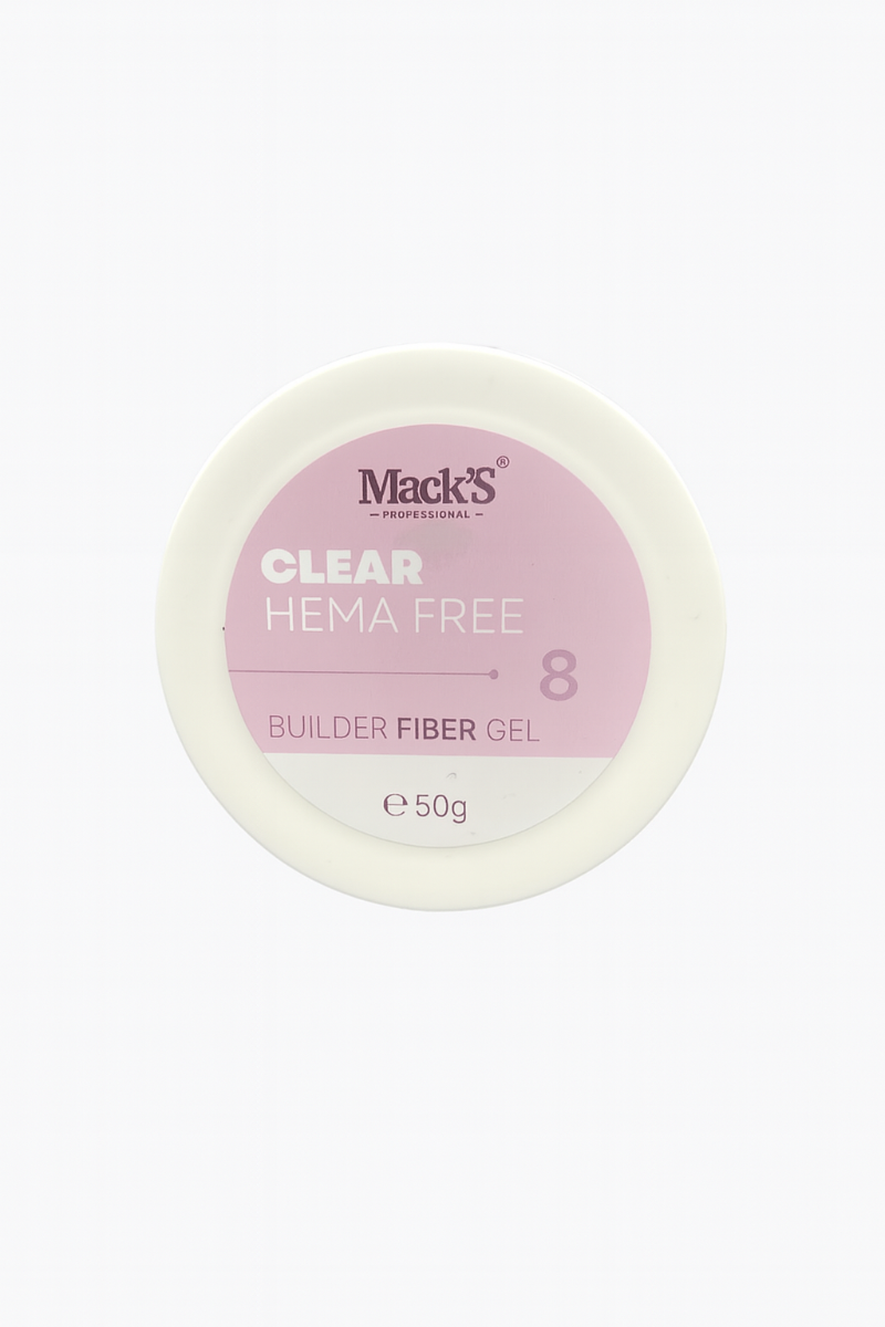 Gel Uv Mack's Fiber Clear 50g