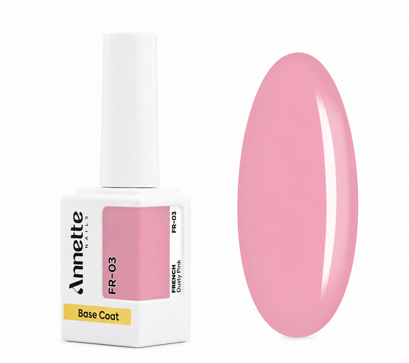 Rubber Base Annette Nails French Dusty Pink FR-03