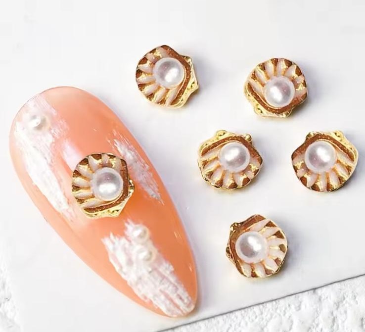Decoratiuni Unghii 3D – Set Accesorii Marine Pearl