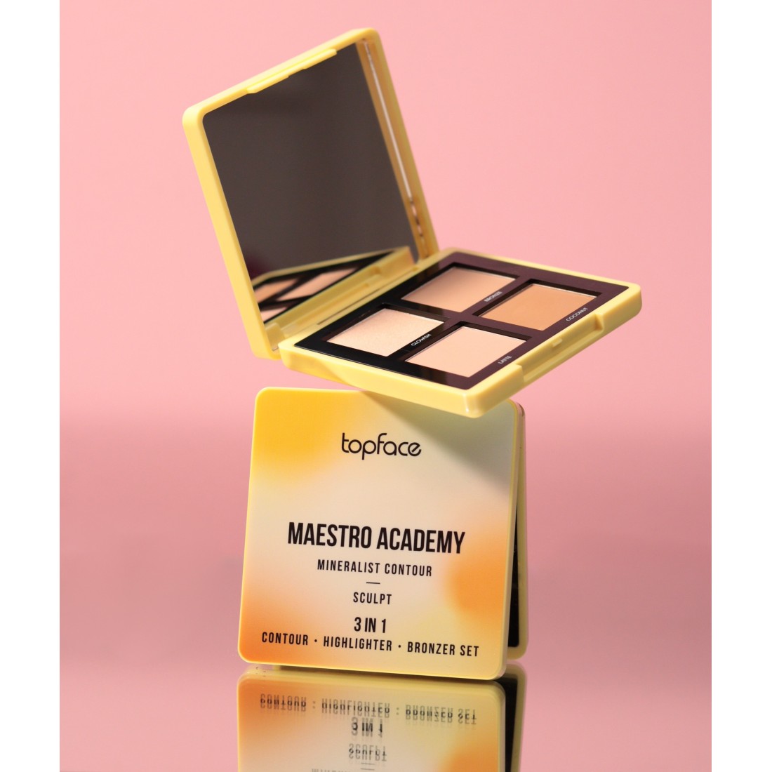 Top Face Paleta Conturare Maestro Contour Highlighter Bronzer 002