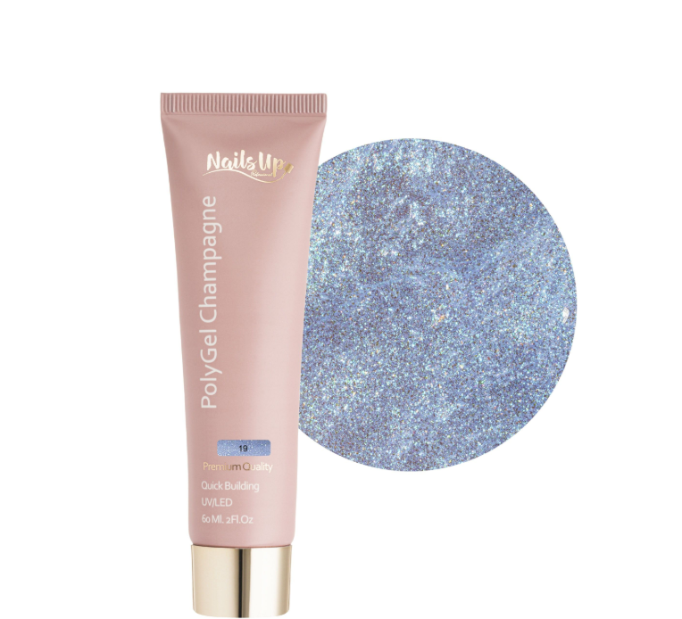 Resigilat Polygel NAILSUP Champagne 19 60ml