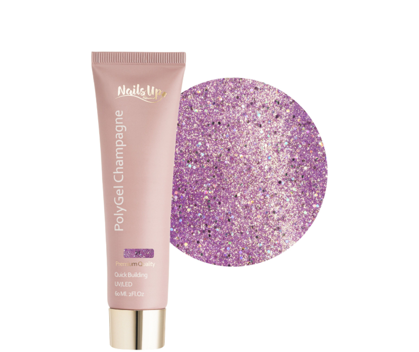Resigilat Polygel NAILSUP Champagne 31 60ml