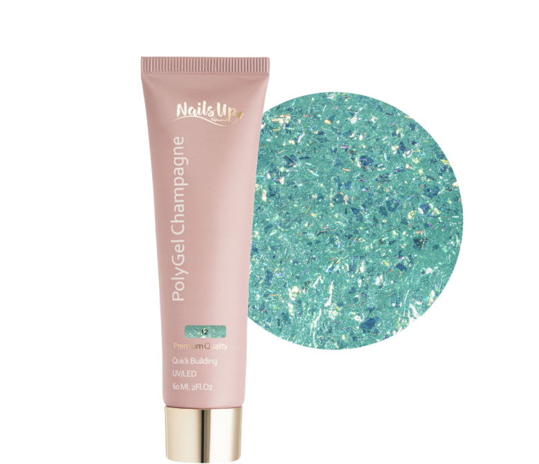 Resigilat Polygel NAILSUP Champagne 12 60ml