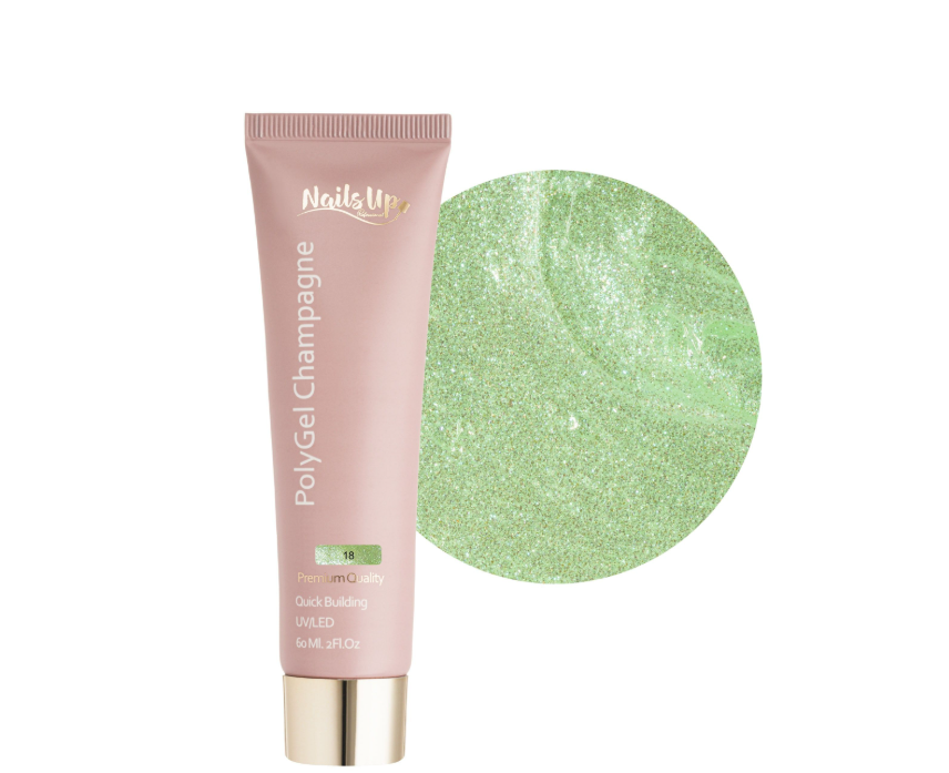 Resigilat Polygel NAILSUP Champagne 18 60ml