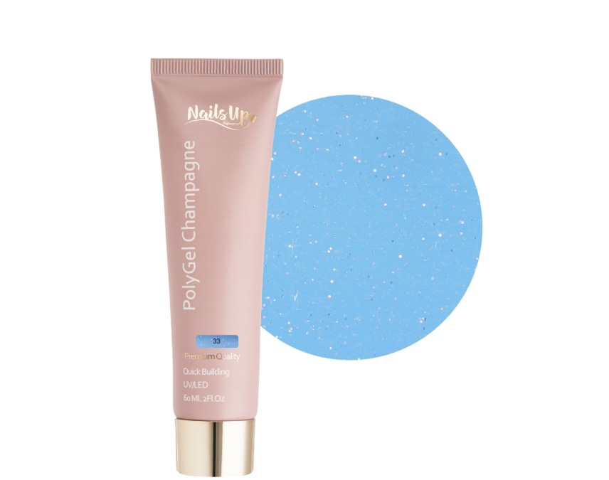 Resigilat Polygel NAILSUP Champagne 33 60ml