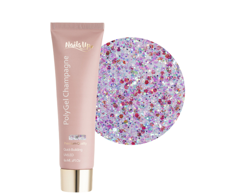 Resigilat Polygel NAILSUP Champagne 22