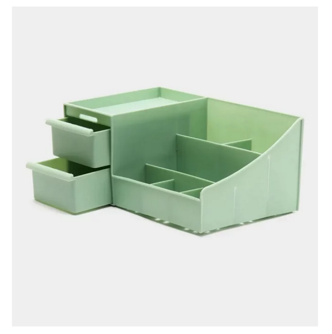 Resigilat Organizator produse manichiura si cosmetice, Verde