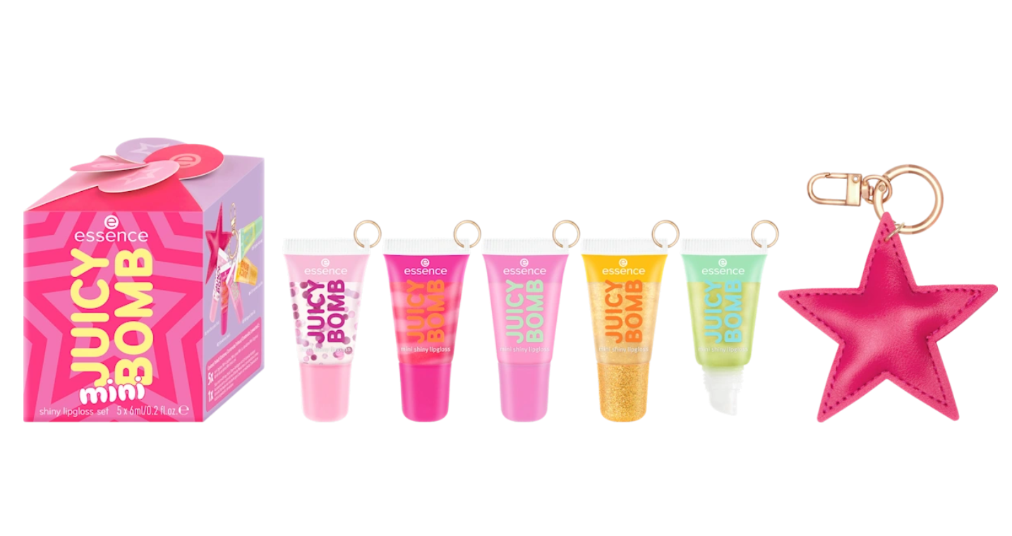 Essence Set mini de luciu de buze JUICY BOMB
