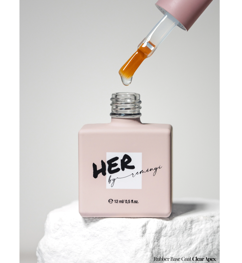 Her Rubber Base Coat Clear Apex 12ml