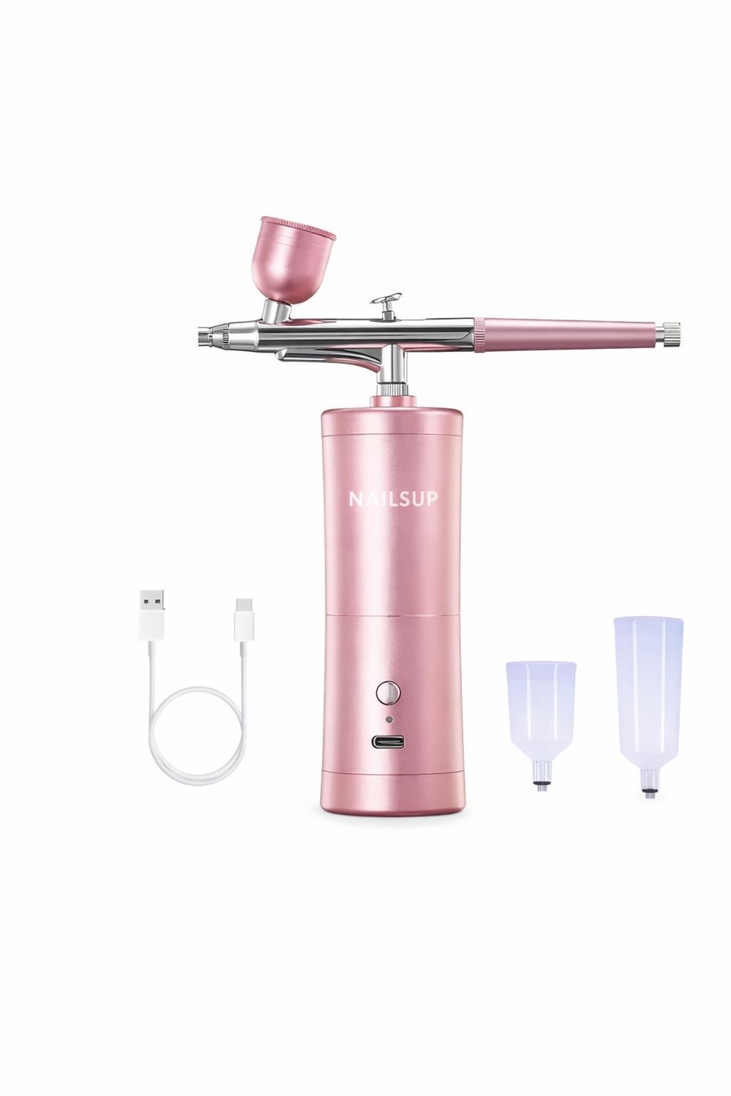 Airbrush Portabil Wireless cu Compresor – Set pentru Machiaj, Nail Art și Pictură 10W