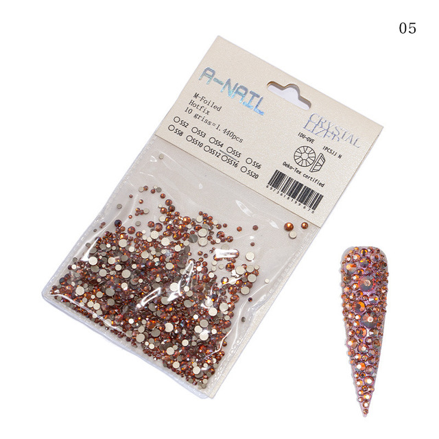 Strasuri Unghii Diverse marimi Nail Art - 1440 Bucati - 05
