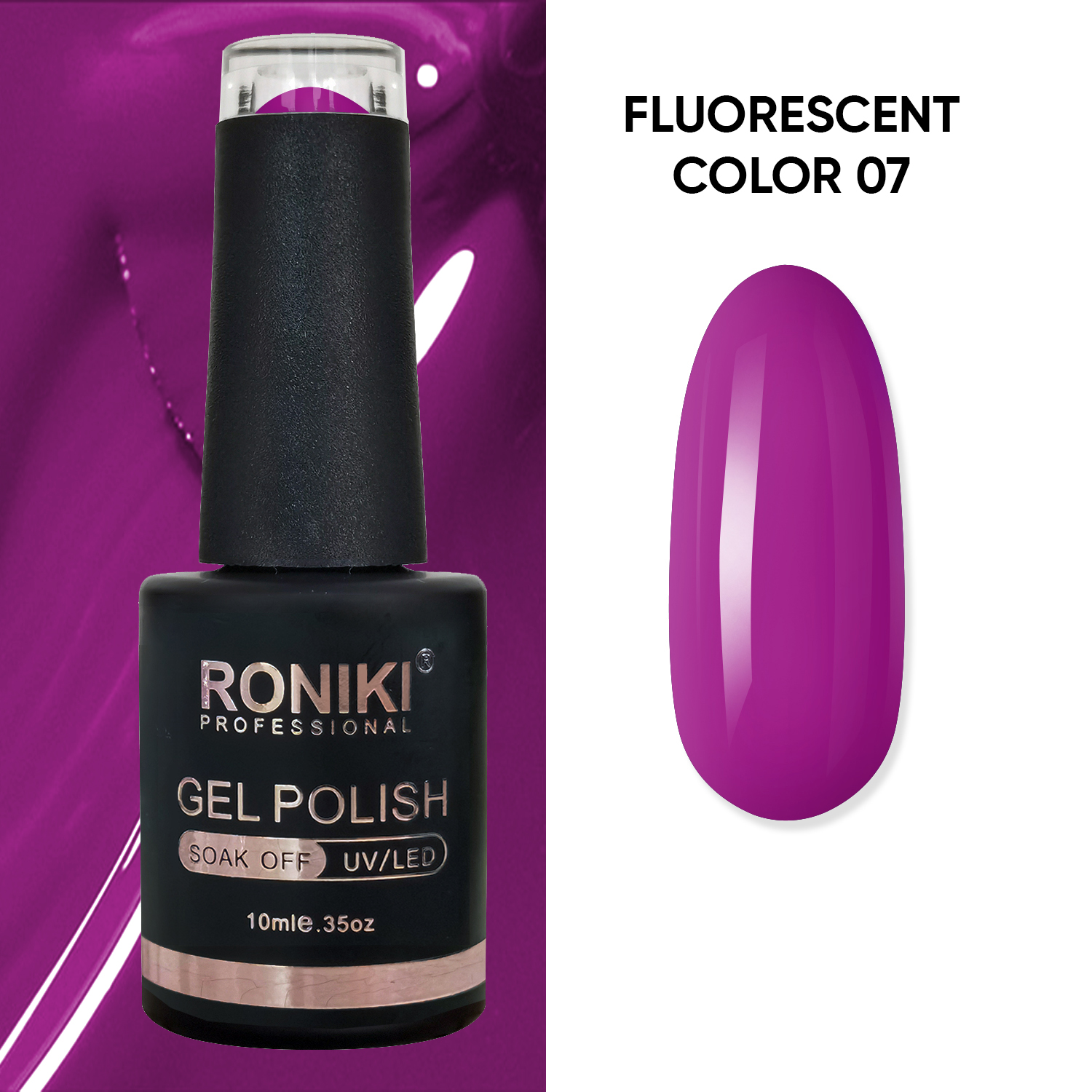 Oja Semipermanenta Roniki Fluorescent 07