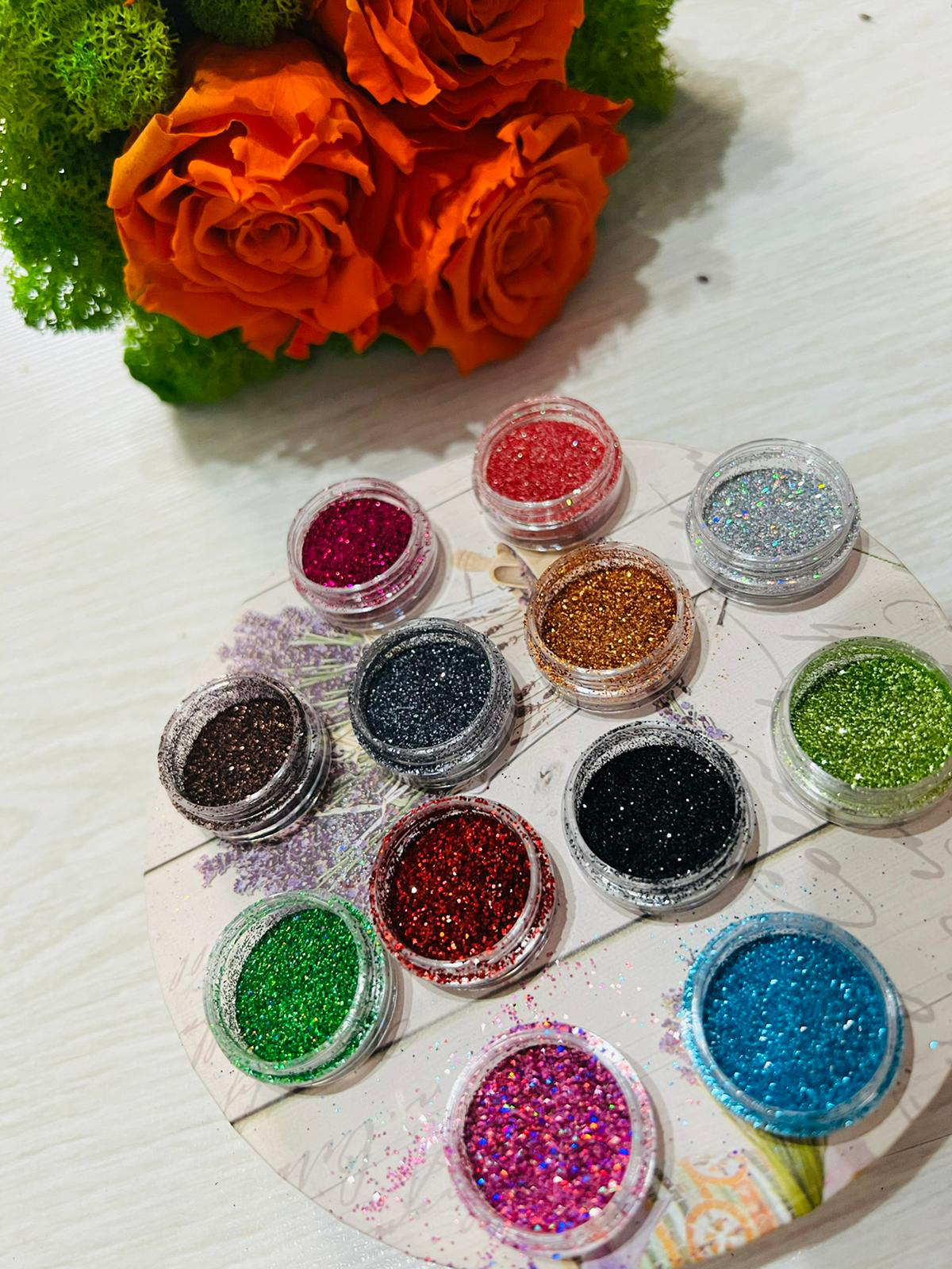 Set 12 Sclipici Nail Art GSP118