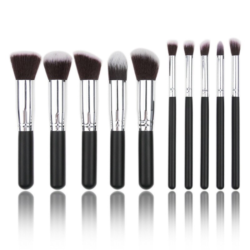 Set 10 Pensule Profesionale Pentru Machiaj - B005