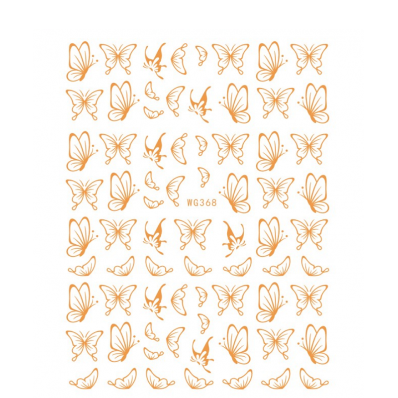 Sticker Unghii Rose - WG368