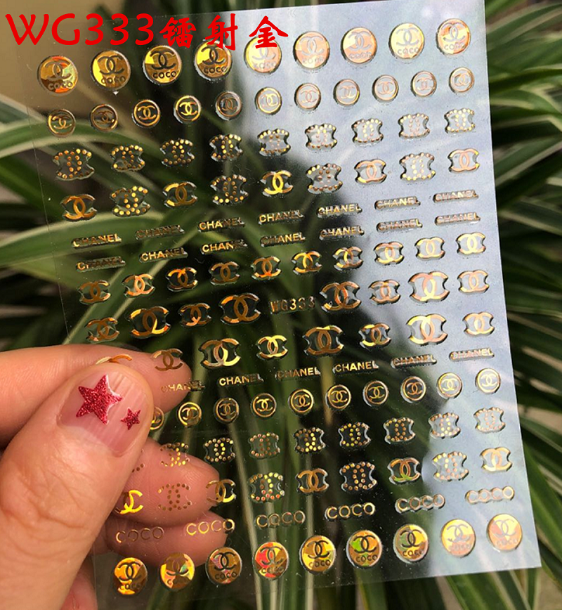 Sticker Unghii - WG333 Gold