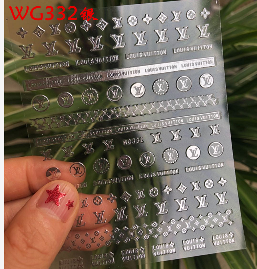 Sticker Unghii - WG332 Silver