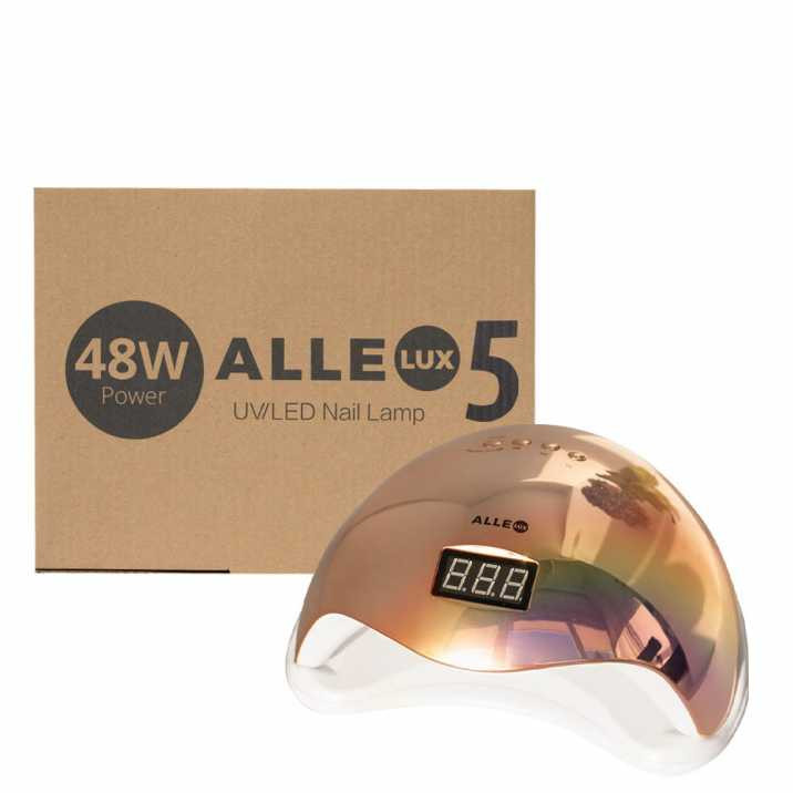 Lampă UV/LED Profesională ALLELUX 5 Holo Gold 48W pentru Orice Material Tehnic