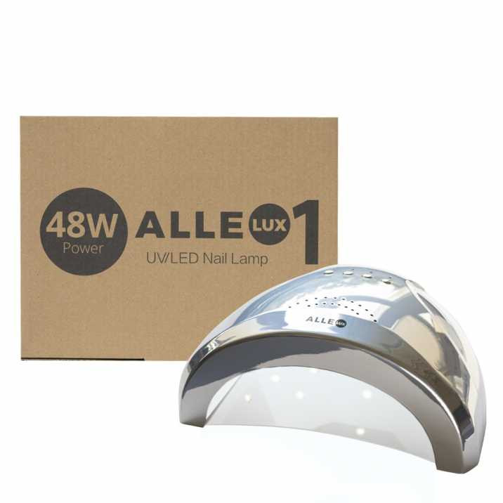 Lampă UV/LED Profesională ALLELUX 5 Holografic Silver 48W pentru Orice Material Tehnic