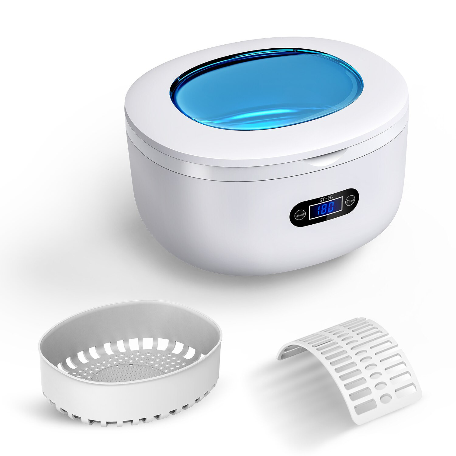Sterilizator Ultrasonic GT-F6 Profesional 750ml, 35W pentru Curățarea Instrumentelor de Manichiură