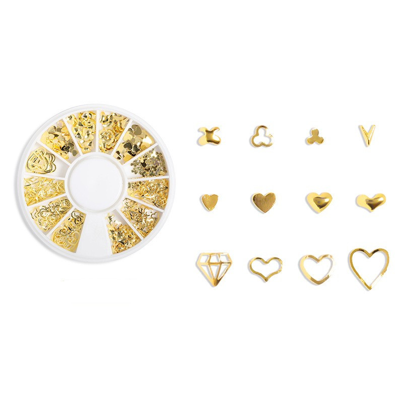 DISC 3D NAIL ART GOLD - 18