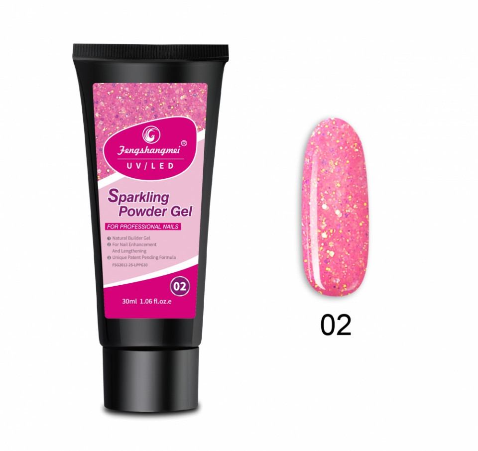 Polygel Sparkling FSM 30ml - 02