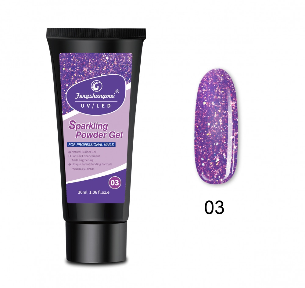 Polygel Sparkling FSM 30ml - 03