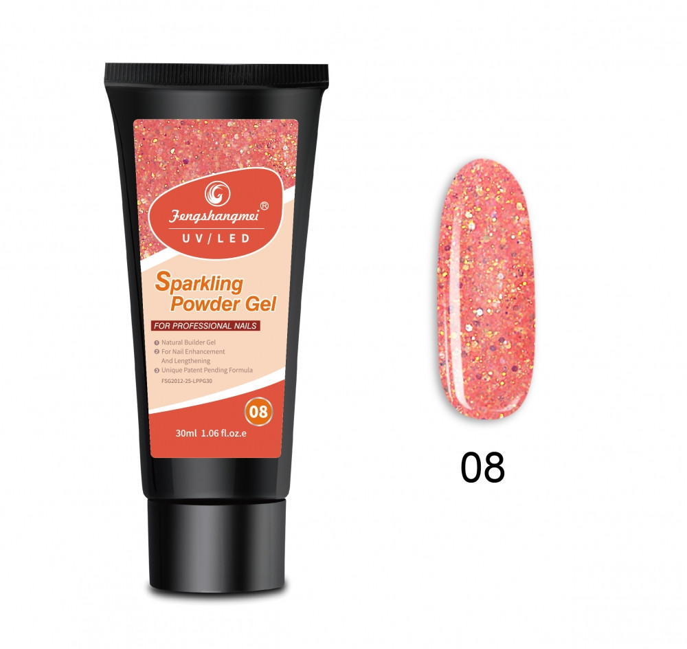 Polygel Sparkling FSM 30ml - 08