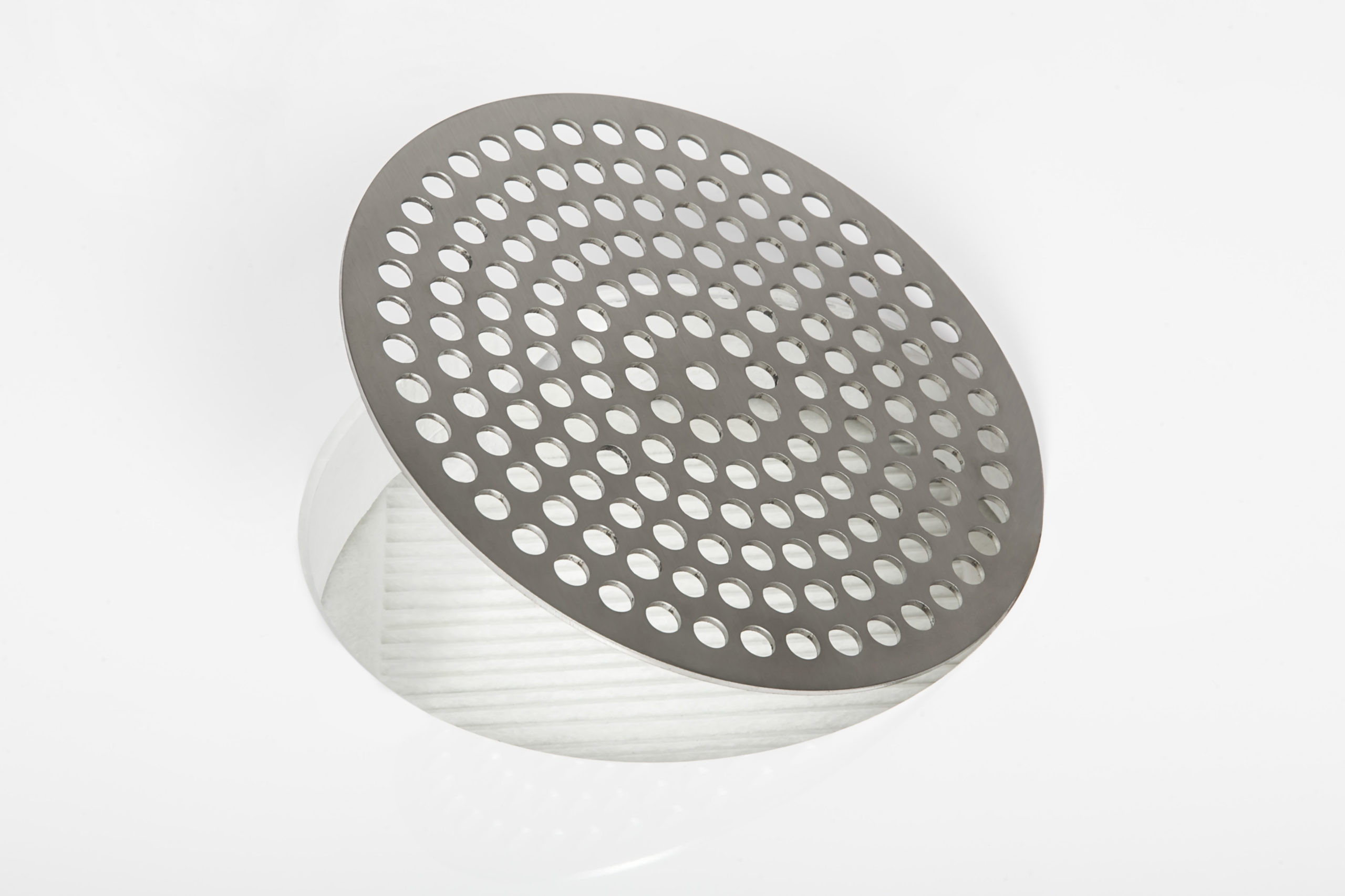 Grilă Metalică pentru Aspirator – Premium Quality Silver, Protecție și Durabilitate Profesională