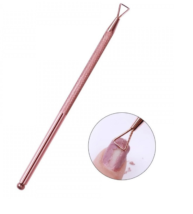 Instrument Profesional Îndepărtare Ojă Semipermanentă Rose Gold pentru Manichiură și Curățare Unghii