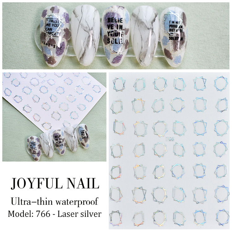 STICKER UNGHII - Silver JO 766