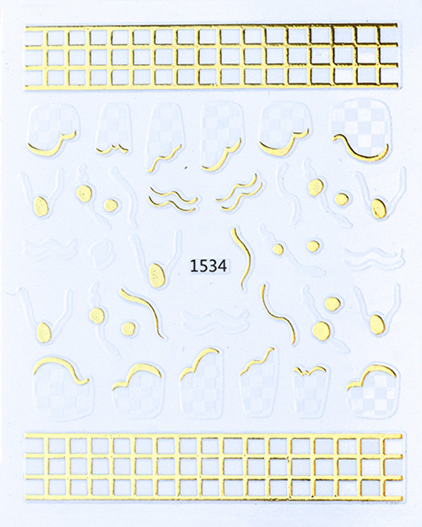 STICKER UNGHII - JO 1534 Gold