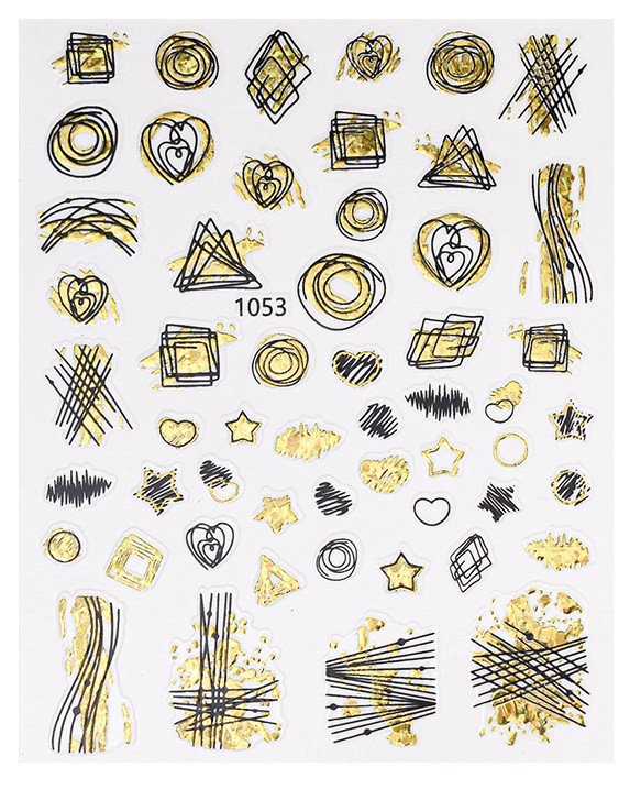 STICKER UNGHII - Gold JO 1053