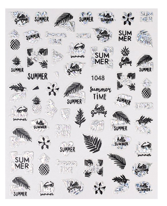 STICKER UNGHII - Silver JO 1048
