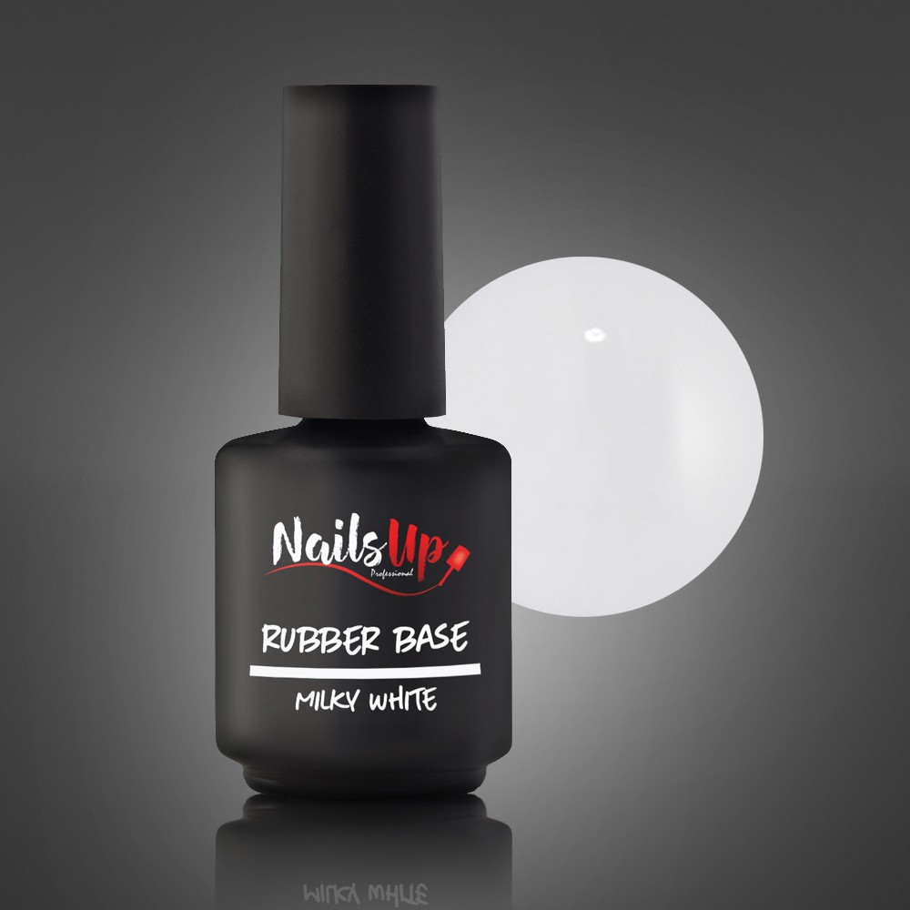Rubber Base NAILSUP Milky White  13g